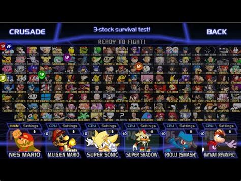 Super Smash Bros. Crusade CMC+ V0.9.3 Showcase with Peter.